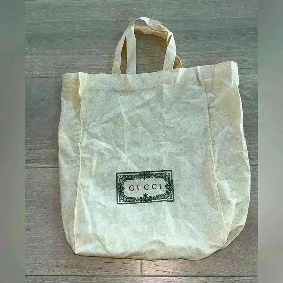 Gucci reusable cloth shopping tote bag - Picture 1 of 7